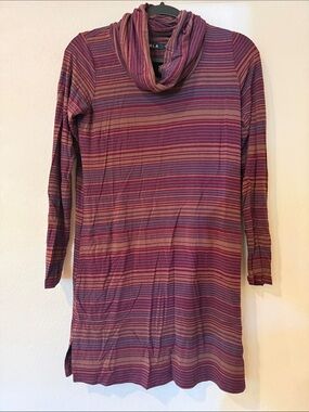 Yala Long Sleeve Cowl Neck Tunic Dress